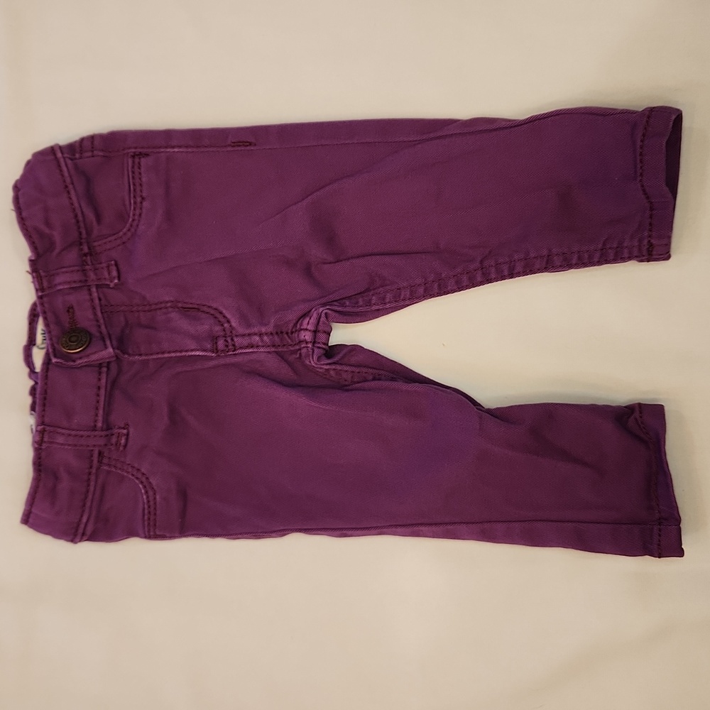 Oshkosh purple jeans 6m